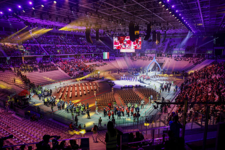 Torino, cerimonia di inaugurazione degli Special Olympics presso Inalpi Arena