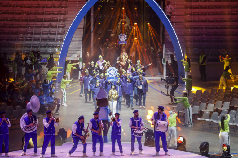 Torino, cerimonia di inaugurazione degli Special Olympics presso Inalpi Arena