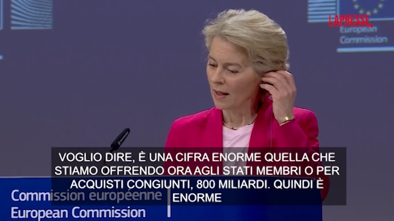 ReArm Europe, von der Leyen: “Al lavoro su proposta di legge”