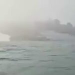 Regno Unito, scontro tra petroliera e nave cargo: le immagini del disastro nel Mare del Nord