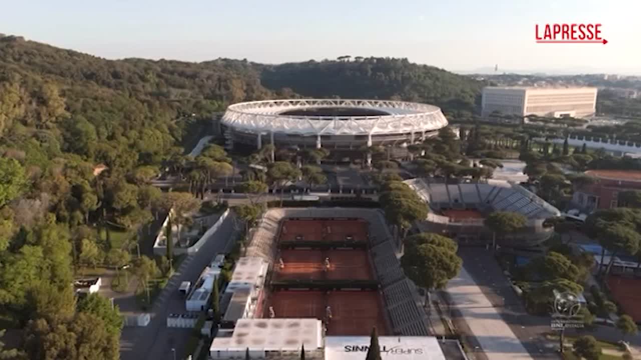 Internazionali Roma 2025, il nuovo progetto per il Foro Italico: tre campi allo stadio dei Marmi