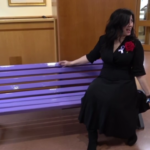 Regione Lazio, una panchina lilla contro i disturbi alimentari