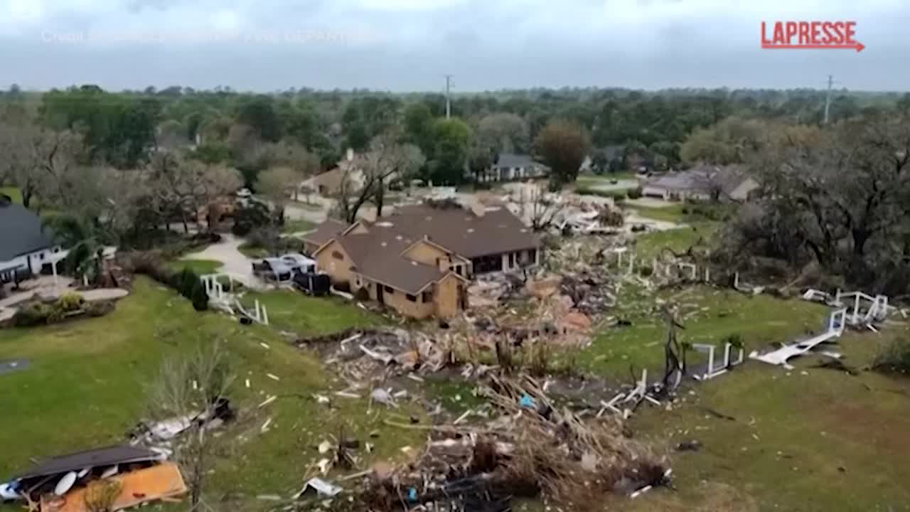 Florida, tornado distrugge la Contea di Seminole: le immagini dal drone