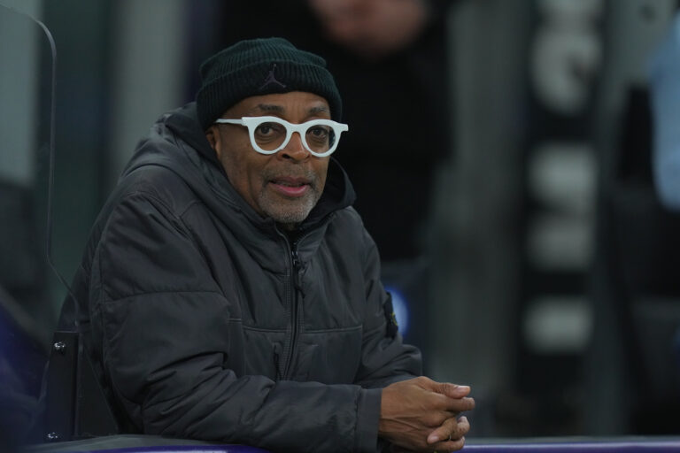 Spike Lee a San Siro per vedere Inter-Feyenoord: le foto