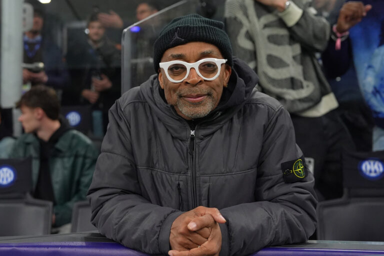 Spike Lee a San Siro per vedere Inter-Feyenoord: le foto