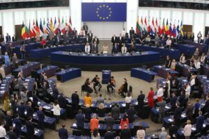 Roberta Metsola riconfermata presidente al Parlamento Ue a Starsburgo
