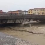Maltempo a Pisa, fiume in piena: le immagini dal lungarno