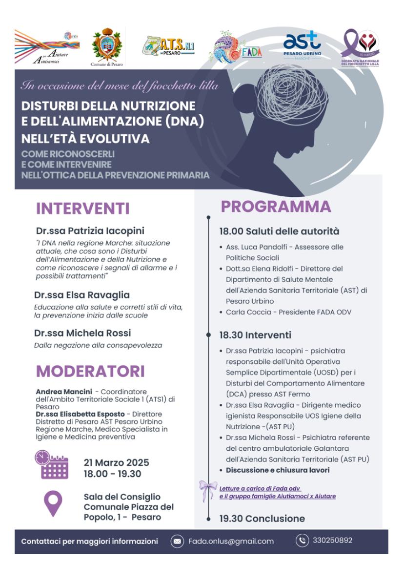 Marche, le azioni per i disturbi della nutrizione e dell’alimentazione