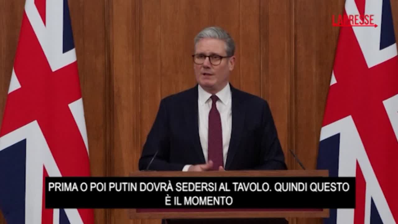 Ucraina, Starmer: “Putin dovrà accettare seri negoziati”