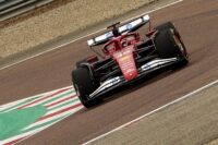 Formula 1, Charles Leclerc in pista a Fiorano con la nuova Ferrari SF-25