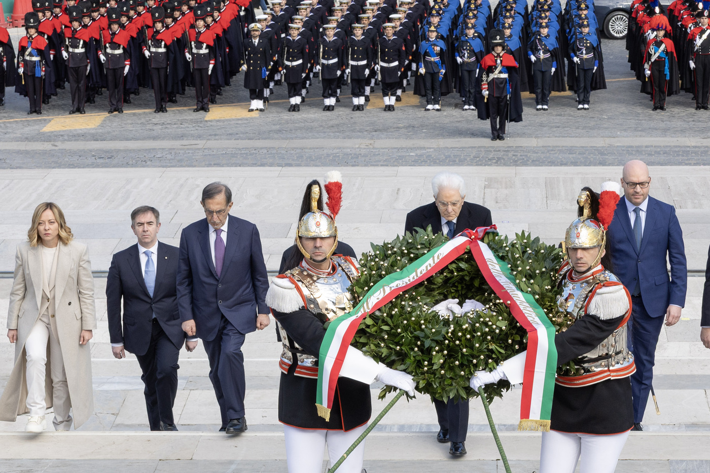 Mattarella: “Unità d’Italia conquistata a caro prezzo con Risorgimento e Liberazione” Mattarella: “Unità d’Italia conquistata a caro prezzo con Risorgimento e Liberazione”