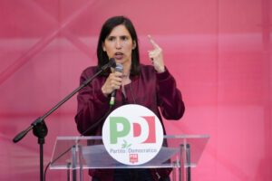 La segretaria del Pd Elly Schlein