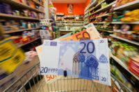 Un'immagine simbolica per l'inflazione in Europa