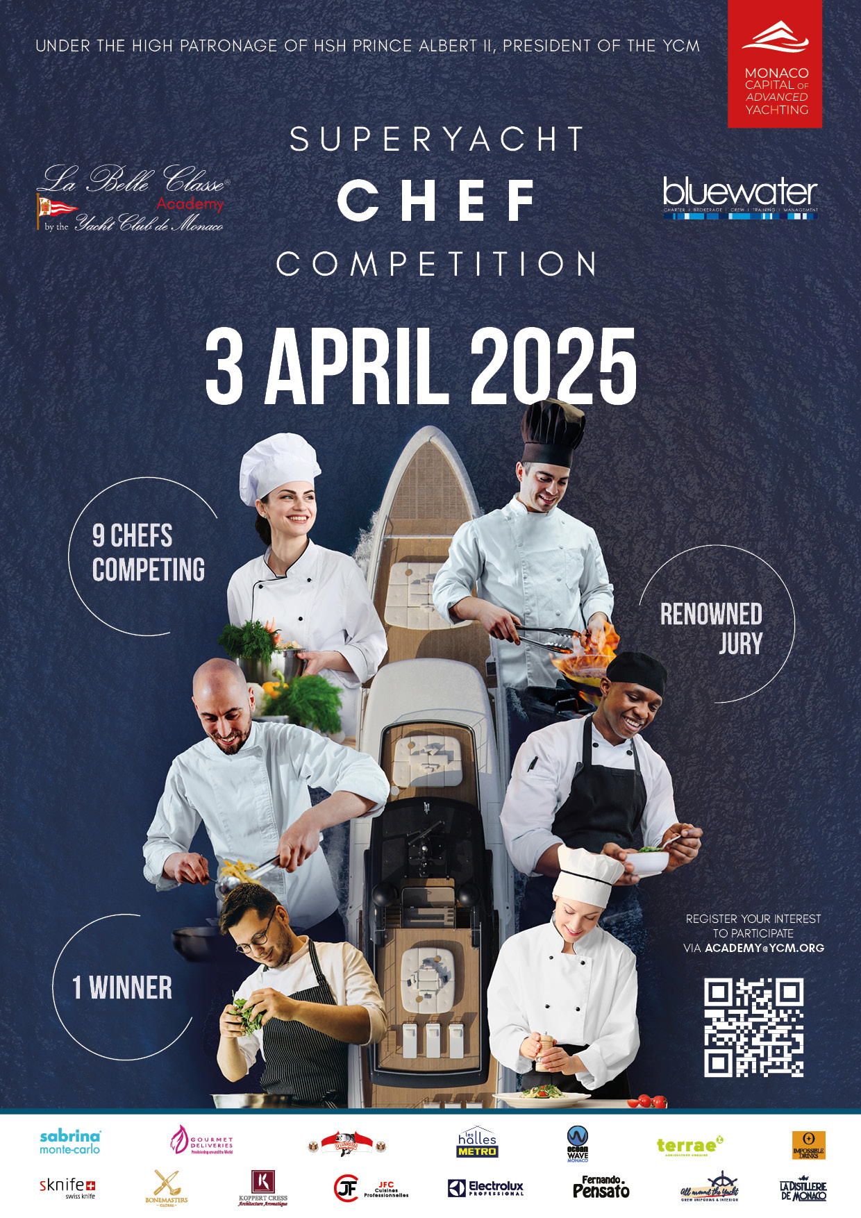 Monaco, Superyacht Chef Competition: allo Yacht Club creatività e talento in cucina sul mare