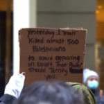 New York, proteste pro Palestina al Trump Building di Manhattan