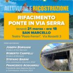 Alluvione Marche, il punto sul ponte di via Serra tra Monsano e San Marcello