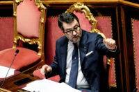 Il leader leghista Matteo Salvini