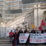 Una piazza per l’Europa, protesta di Potere al Popolo in Campidoglio: “No al riarmo”