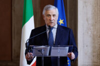 Il ministro degli Esteri, Antonio Tajani