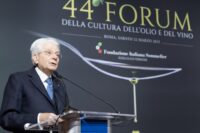 Il presidente della Repubblica, Sergio Mattarella, al Forum della cultura dell'olio e del vino