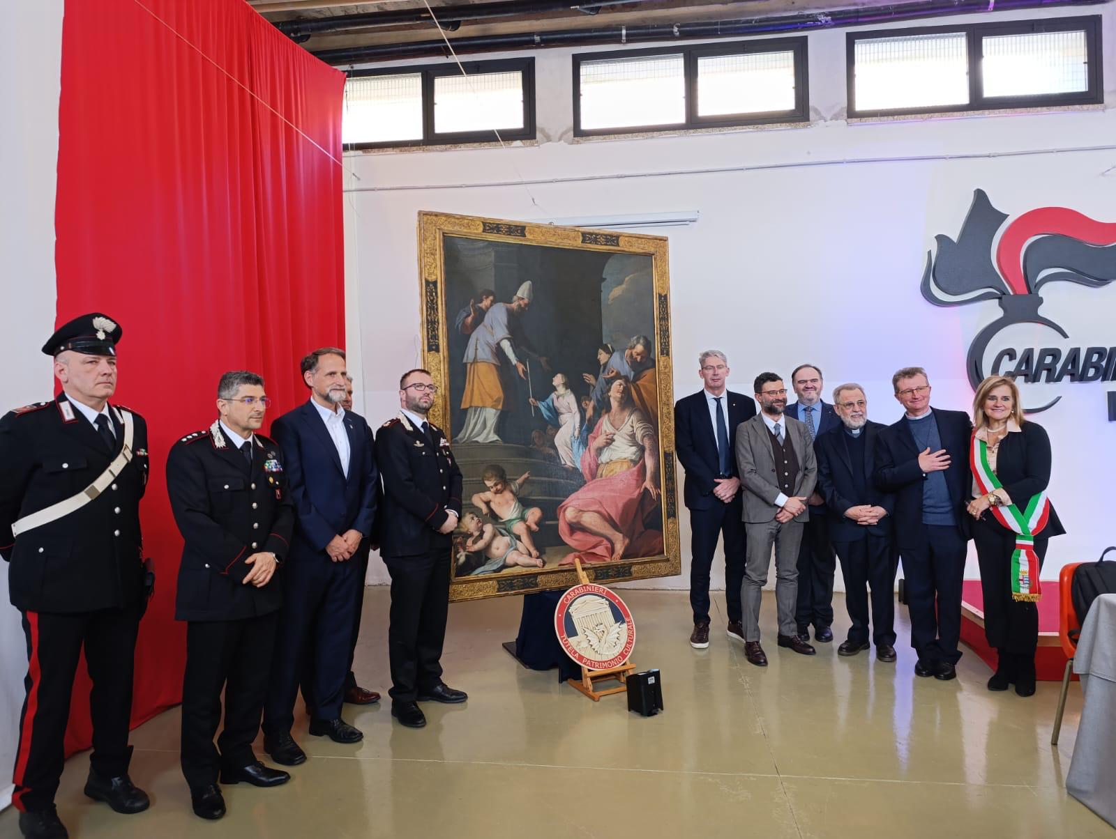 Recuperato quadro di Maria trafugato a Stresa nel 2009: era in una casa d’aste a Monaco