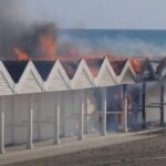 Ostia, incendio in un lido balneare: vigili del fuoco sul posto