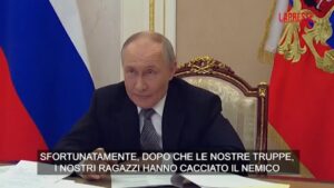 Russia, Putin: “Ricostruiremo quello che gli ucraini hanno distrutto in Kursk”