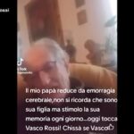 Le canzoni di Vasco per curare il padre malato: il rocker condivide il video