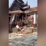 Terremoto in Myanmar, crolla un tempio buddista nello Stato Shan