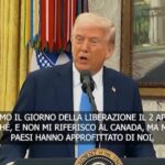 Dazi, Trump: “2 aprile sarà giorno liberazione”
