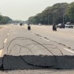 Terremoto Myanmar, la scossa ha aperto delle voragini nelle strade