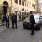 Giorgia Meloni arriva al congresso di Azione