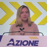 Azione, Meloni scherza: “Dopo l’intervento di Calenda, porto io moderazione”