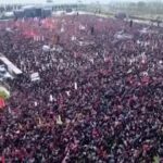 Turchia, folla immensa alla manifestazione per Imamoglu a Istanbul