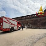 Milano, incendio al Castello Sforzesco: evacuati i visitatori