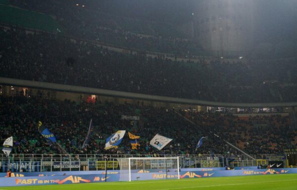 La Curva Nord dell'Inter a San Siro