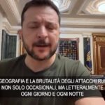 Ucraina, Zelensky: “Necessaria maggiore pressione su Mosca”