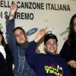 Jessica Morlacchi e i Gazosa a Sanremo 2001