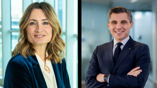Chiara Soldano (ceo Axa Italia) e Patrick Cohen (ceo, Axa European Markets & Health)