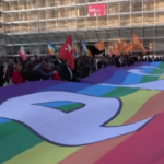 Roma, fiaccolata in Campidoglio per Gaza