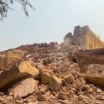 Terremoto in Myanmar, le rovine dell’antico monastero distrutto dal sisma