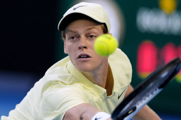 Jannik Sinner nella finale degli Australian Open 2025