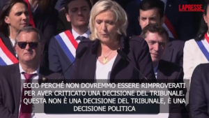 Le Pen: “Mia condanna è decisione politica, non di giustizia”