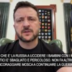 Ucraina, Zelensky: “Sbagliato e pericoloso tacere su Russia che uccide bambini”