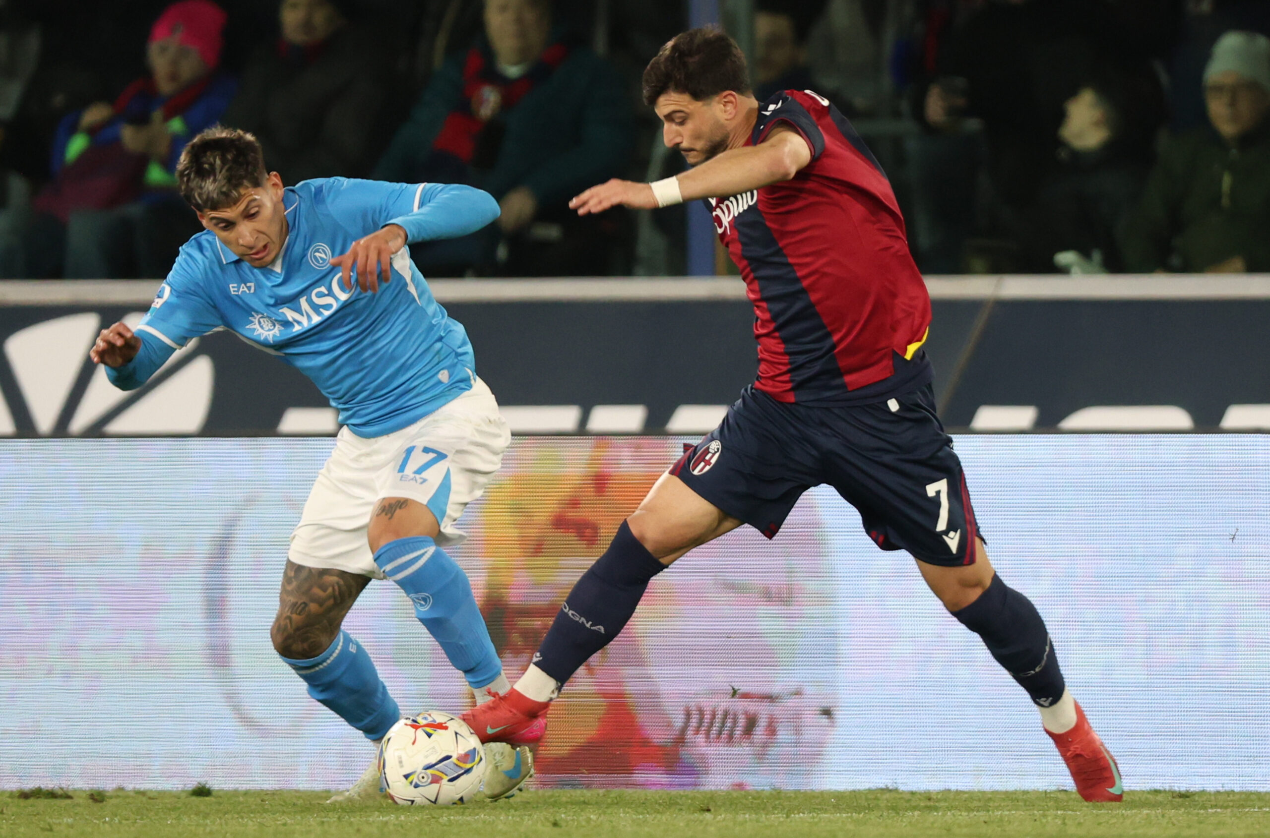 Bologna-Napoli 1-1, azzurri restano a -3 dall’Inter