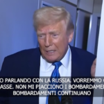 Ucraina, Trump: “Stiamo parlando con la Russia, vorrei che si fermasse”