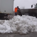 Russia, Mosca imbiancata da forti nevicate
