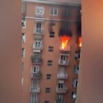 Roma: incendio a Testaccio, in corso evacuazione 3 piani palazzo