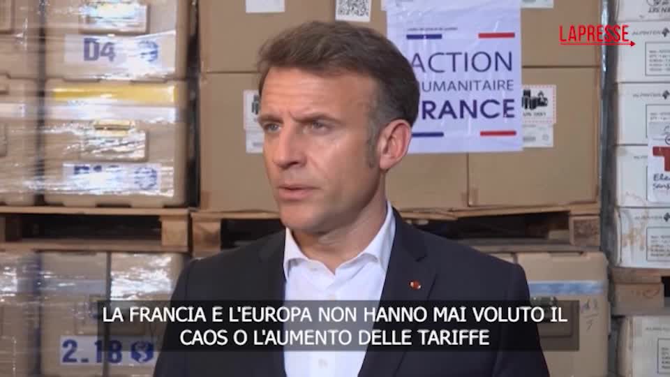Dazi Macron da Lapresse.it dazi macron francia ed europa non hanno mai voluto il caos né l aumento delle tariffe