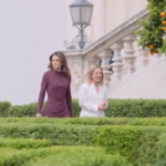 Roma, Rania di Giordania accolta da Giorgia Meloni a Villa Pamphilj